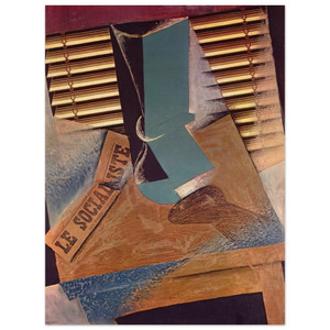 Juan Gris  THE SUNBLIND 1914 Wood Print