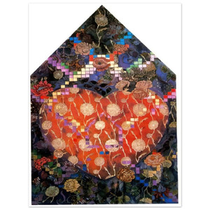 Miriam Schapiro  Heartfelt  PD Pattern and Decoration Aluminum Print