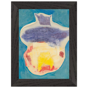 Helen Frankenthaler  Narcissus 1963 Premium Wooden Framed Art Print / Poster