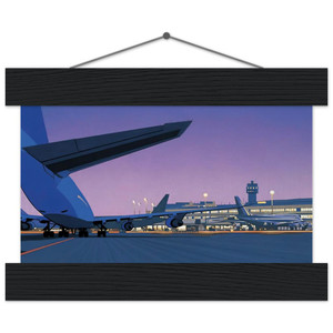 Hiroshi Nagai  Taxiway N2 Museum-Quality Matte Paper Poster with Hanger