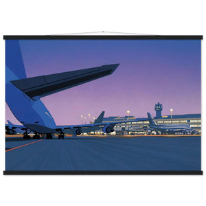 Hiroshi Nagai  Taxiway N2 Museum-Quality Matte Paper Poster with Hanger