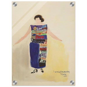Sonia Delaunay  ROBE POEME OUBLIONS LES OISEAUX 1922 Acrylic Print
