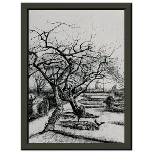 Vincent van Gogh  Parsonage Garden Premium Metal Framed Art Print / Poster