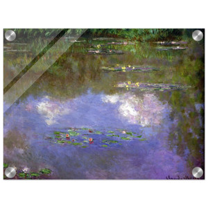 claude monet  Water Lilies The Clouds Acrylic Print
