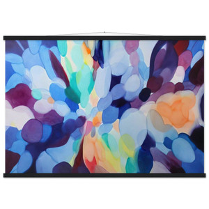 Alice Baber Through Sleep to Orange Museum-Quality Matte Poster with Hanger