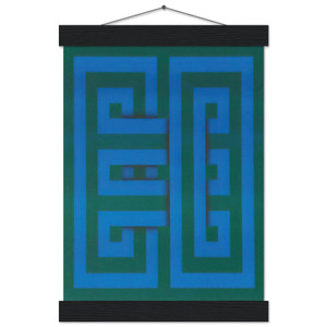 Omar Rayo  Saphan  1969 Museum-Quality Matte Paper Poster with Hanger