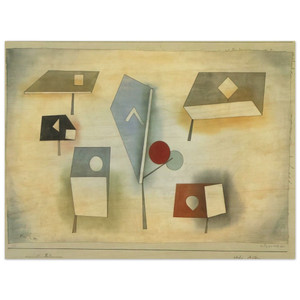 Paul Klee  SIX SPECIES 1921 Wood Print