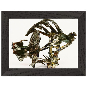 Nancy Graves  Wax Works IX  1987 Premium Wooden Framed Art Print / Poster