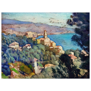 Theo van Rysselberghe  MORTULA AT GRIMALDI Wood Print