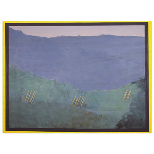 Ronnie Landfield  Cheat River  1968 Wood Print