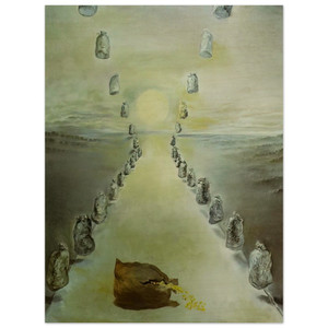 Salvador Dali  THE PATH OF ENIGMAS FIRST VERSION Wood Print