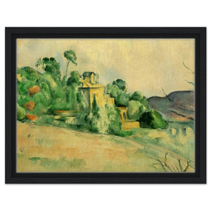 Paul Cezanne  Landscape at Midday Framed Canvas