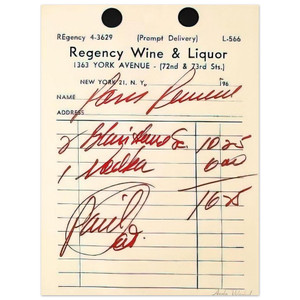 Andy Warhol  Paris Review Poster Aluminum Print