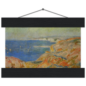 Claude Monet On the Cliff near Dieppe Matte Paper Poster with Hanger