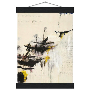 Cy Twombly Quattro stagioni I Inverno Matte Paper Poster with Hanger