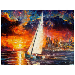 Leonid Afremov  Leonid Afremov N3 Wood Print