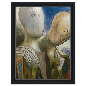 Giorgio de Chirico  THE SPOUSES 1926 Framed Canvas