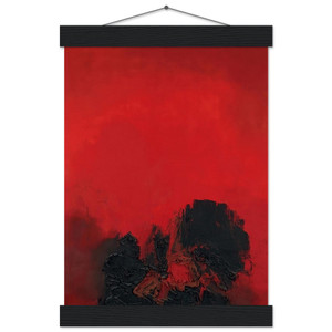 Luis Feito  UNTITLED 1961 N5 Museum-Quality Matte Paper Poster with Hanger