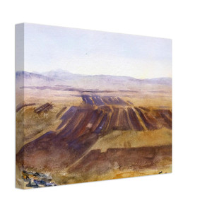 John Singer Sargent  The Plains from Nazareth Canvas