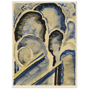 Georgia OKeeffe  Blue01 Aluminum Print