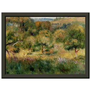 Renoir: The Edge of the Forest in Brittany - Metal Framed Print