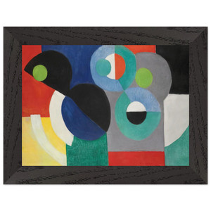 Sonia Delaunay  RYTHME COLORE Premium Wooden Framed Art Print / Poster
