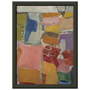Richard Diebenkorn  Urbana Premium Metal Framed Art Print / Poster