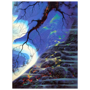 Eyvind Earle  Mystical Big Sur Aluminum Print