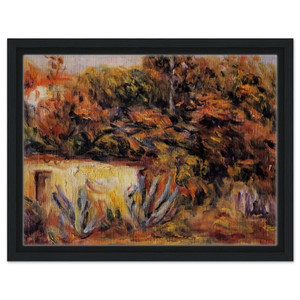 PierreAuguste Renoir  Cabin with Aloe Plants Framed Canvas
