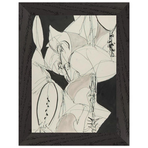 Gene Davis  Secret Garden  1981 Premium Wooden Framed Art Print / Poster