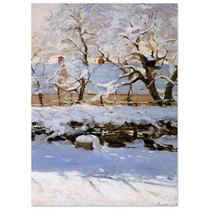 claude monet  The Magpie Fine Art Poster / Art Print
