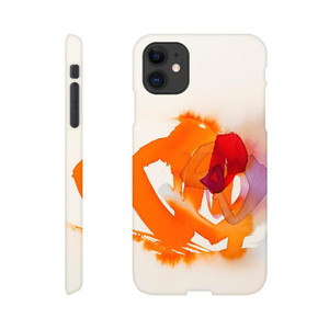 Luis Feito - UNTITLED ORANGE RED AND PURPLE Slim case