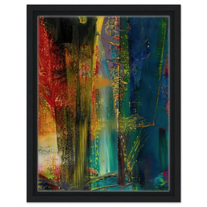 Gerhard Richter  ABSTRACT PAINTING 599 1986 Framed Canvas