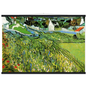Van Gogh Vineyards Auvers Museum-Quality Matte Paper Poster with Hanger