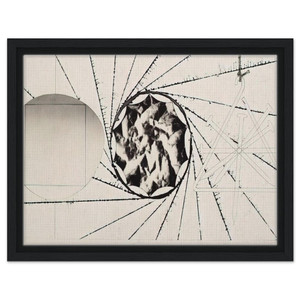 James Rosenquist  Sunglasses  Landing Net  Triangle Framed Canvas