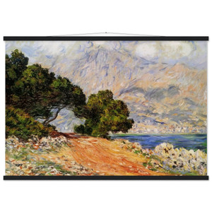 Claude Monet Meton Cap Martin Museum-Quality Matte Paper Poster with Hanger