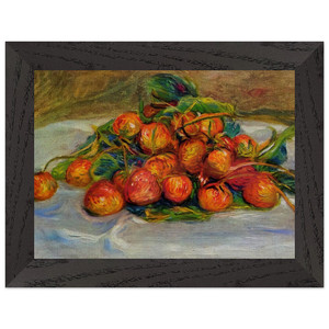 PierreAuguste Renoir  Strawberries Premium Wooden Framed Art Print / Poster