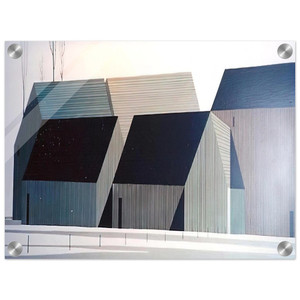 Eyvind Earle  Barns Acrylic Print