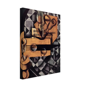 Juan Gris  GUITAR BOTTLE AND GLASS 1914 Canvas