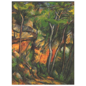 Paul Cezanne  In the Park of the Chateau Noir Aluminum Print
