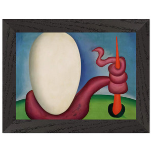 Tarsila do Amaral  The Egg Premium Wooden Framed Art Print / Poster
