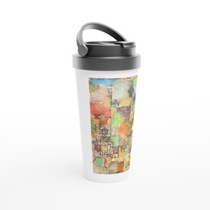 Paul Klee - TWO COUNTRY HOUSES 1918 Travel Mug