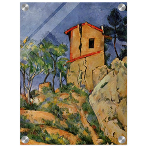 Paul Cezanne  The House with the Cracked Walls Acrylic Print