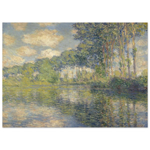 claude monet  Poplars on the Epte Fine Art Poster / Art Print