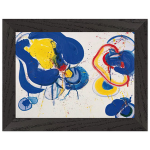 Sam Francis  Dream It Is Premium Wooden Framed Art Print / Poster