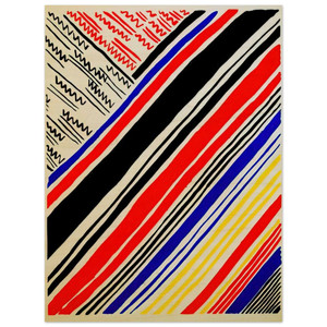 Sonia Delaunay  COMPOSITION 11 Wood Print