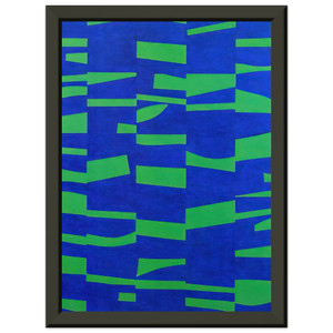 Ellsworth Kelly  The Meschers Premium Metal Framed Art Print / Poster