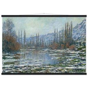 claude monet  The Thaw at Vetheuil Museum-Quality Matte Paper Poster with Hanger