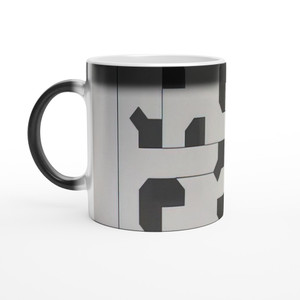 Bruno Munari - Curva di Peano - 1975 Magic Ceramic Mug