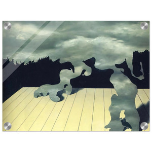 Rene Magritte  THE MUSCLES OF THE SKY 1927 Acrylic Print